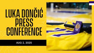 Luka Dončić "Being a Laker is an honor. I wanted to be here"