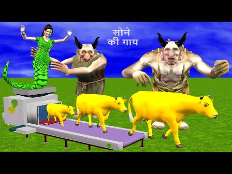 जादूई सोने की गाय | Golden Cow Story matchstick wala shaitan nagin ki kahani Hindi Stories Chudail