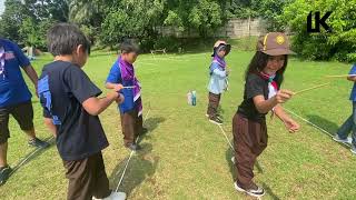 DOKUMENTASI Kegiatan Little Kenzo Sakura Chan Main Games bersama Teman Pramuka Siaga