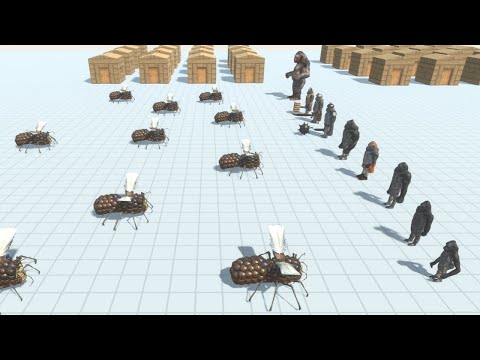 Big Fly Army vs ALL TEAMS ARBS Animal Revolt Battle Simulator