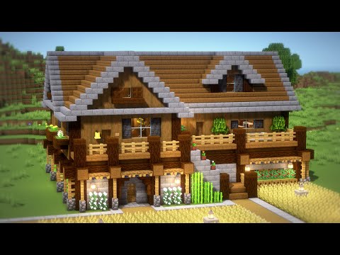 Minecraft: How To Build a Spruce Survival Base (House Tutorial) (#58) | 마인크래프트 건축, 야생기지, 인테리어