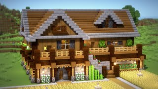 Minecraft: How To Build a Spruce Survival Base (House Tutorial) (#58) | 마인크래프트 건축, 야생기지, 인테리어