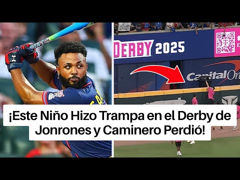 Este Niño Le Quitó un HR a Caminero en el Derby Y Por Esto Perdio el Home Run Derby