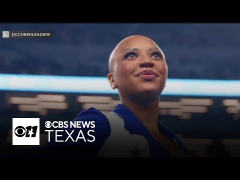 Cowboys cheerleader overcomes alopecia to inspire fans and raise awareness