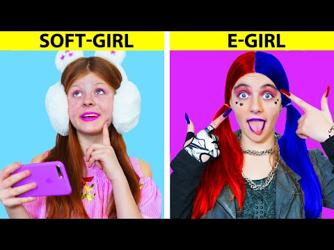 E-Girl vs Soft-Girl / Секреты Школьной Популярности c Одноклассники Forever