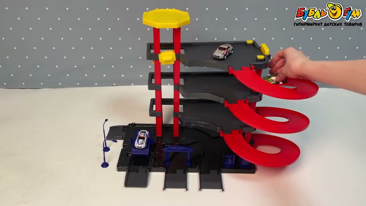 Парковка PARKING GARAGE 3машины 36дет с 3 лет - видео