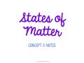 Exploring States of Matter
