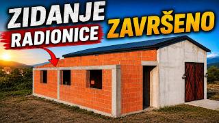 Zidanje nove radionice - Construction of the new workshop