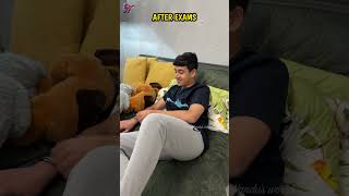 Before Exams V/S After Exams || Nandu's World || CRAZY Family