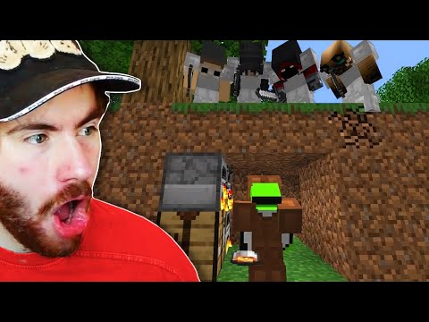 Sapnap Reacts To Minecraft Speedrunner VS 4 Hunters REMATCH...