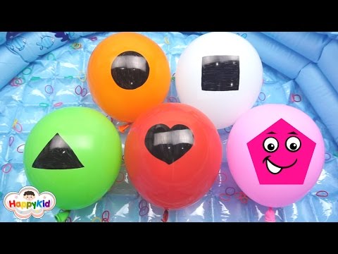 เพลงนิ้วโป้งอยู่ไหน #11 | เรียนรู้รูปทรง | Learn Shapes With Balloon