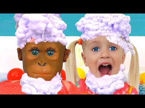 Bath Song + more Children's Songs and Videos by Katya and Dima
