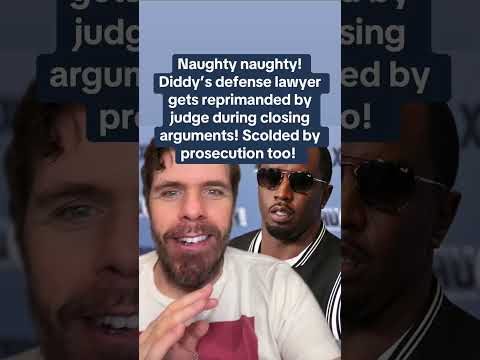 Naughty Naughty! Diddy’s Defense Lawyer Gets Reprimanded By Judge During Closing Arguments! Scolded By Prosecution Too!