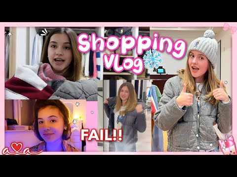 WINTER SHOPPING VLOG 🛍️ Klamotten Haul, Winterjacken Fail – SPEND A DAY WITH ME