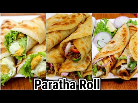 3 Delicious Paratha Roll Recipe By Chef Maria | Chicken Cheese Roll | Tikka Boti Roll | Keema Roll