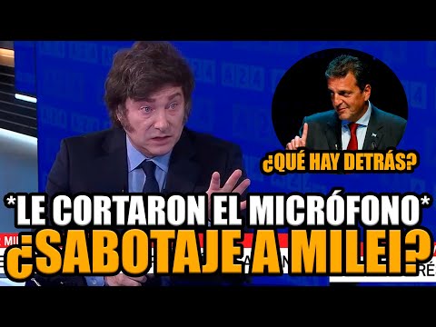 MILEI DENUNCIÓ SABOTAJE ¡LE CORTARON EL MICRÓFONO EN PLENA ENTREVISTA! | BREAK POINT