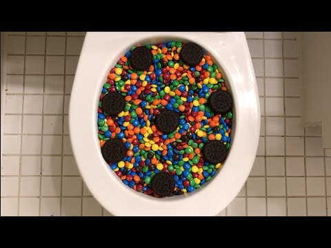 Will it Flush? - M&M's and Oreos