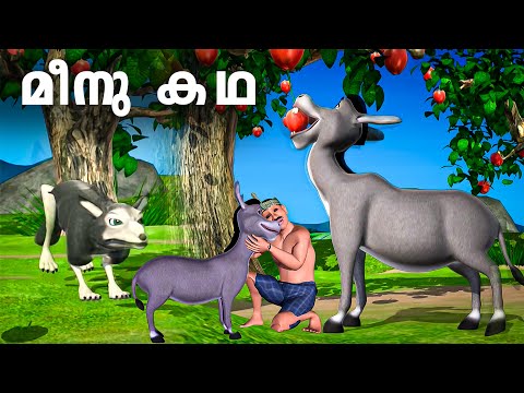 യജമാനന്റെയും കഴുതയുടെയും കഥ കേൾക്കാം  Meenu Kadha Kids Animation | Malayalam Cartoon Video | Cartoon