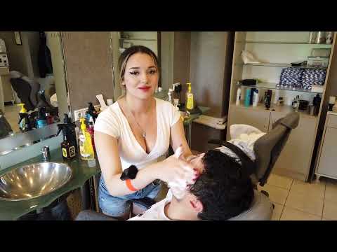 💈16-MIN CHEERFUL ASMR TURKISH LADY BARBERS COMPILATION | FOAMY FACE & HEAD MASSAGE for DEEP SLEEP