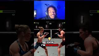 TALKING SH** EARLY GOES BAD QUICK | UFC5 #shorts#ufc#ko#knockout#content#videogames