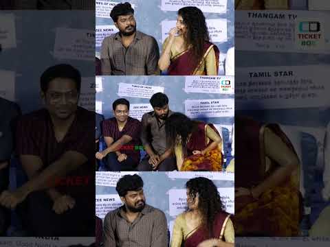 Manikandan, Meetha Raghunath Romantic scene at Good Night Thanks Giving Meet #shortsvideo