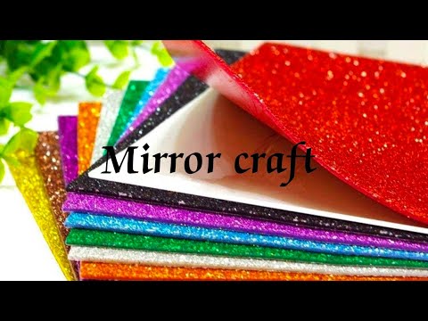 foam sheet se Bana mini mirror #ceaft #ceaftidea #municeaft #mirorircraft