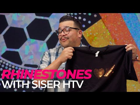 DIY Rhinestone Look WITHOUT the Mess! 💎 Siser Holographic HTV Tutorial