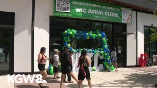 YouTube video thumbnail: Clinic Aiming to Help People With Food Assistance, Post-Partum Care Opens in Southeast Portland