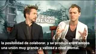 2.01.2010 - 15:20h Jude Law y Robert Downey Jr. en España los secretos (20MINUTOS.ES)