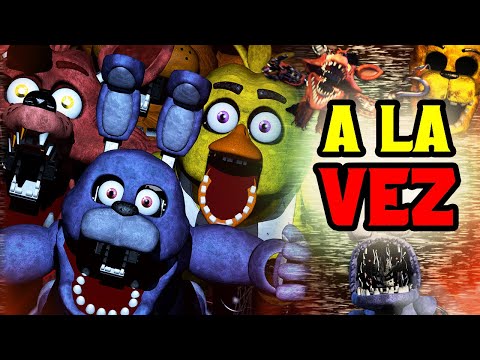 ¿Qué Pasa Si Varios Animatronicos te MATAN a La Vez? || Experimentos de FNAF #5