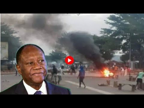 C'est Chaud en cote d'Ivoire! La CEI en feu a yamoussoukro Alassane Ouattara menacé par la justice F