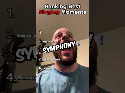 Ranking The Best Singing Moments Part 5 #ranking