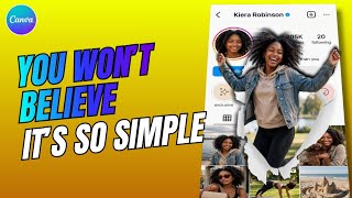 Insane Canva Photo Manipulation: Make Your Photo POP Out of Instagram