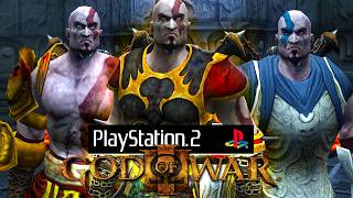 FINALMENTE!! TODAS AS SKINS DO GOW 3 NO GOD OF WAR 2 (ficou brabo dms)