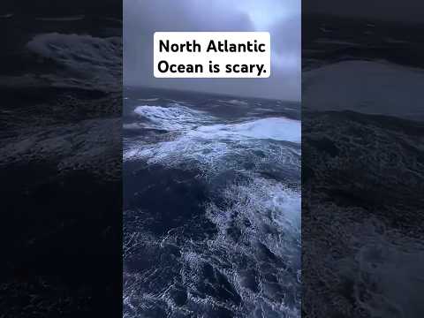 Just looking at the North Atlantic Ocean is scary | #shorts #shortsfeed #sea #ytshorts #shortsvideo
