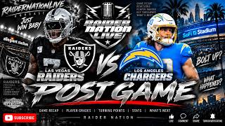 #RAIDERS vs #CHARGERS POSTGAME | The Good, Bad & Ugly of Week 2 🏴‍☠️ #RaiderNationLive