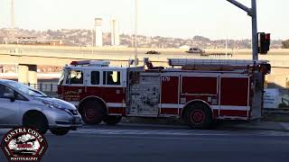 Crockett Carquinez Fire Department. Engine 79 Responding
