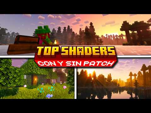 TOP Los MEJORES SHADERS Para Minecraft Bedrock 1.21 Con Patch