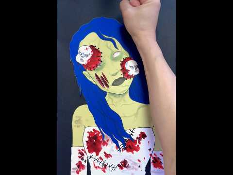 アイーヤ変身女ゾンビver.🧟‍♀️Aiiiiiiiya makeup woman zombie Ver.🧟‍♀️#shorts