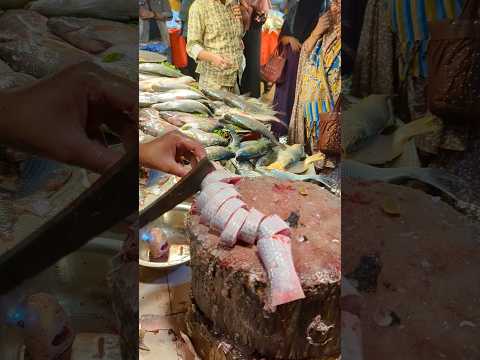 Amazing Mrigal Fish Cutting Skills In Bangladesh Fish Market By Expert Cutter #shorts