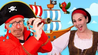 Boo Boo Pirate 🏴‍☠️ A Pirate Went to Sea Sea Sea | Fun Pirate Kids Song