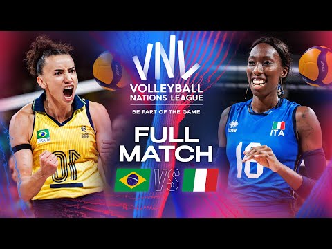 Gabi 🇧🇷 vs. Egonu 🇮🇹: The Ultimate Volleyball Rivalry! 😤 Brazil vs. Italy - VNL 2024 | Full Match