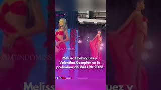 #missrepublicadominicana #melissadominguez #valentinacampion #missuniverse #portadatv