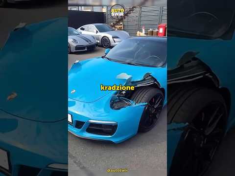 Reflektory Porsche kradzione do NIELEGALNYCH rzeczy🔥