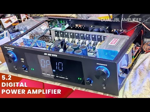 5.2 Digital Power Amp dual subwoofer amp