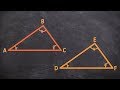Congruent Parts in Triangles