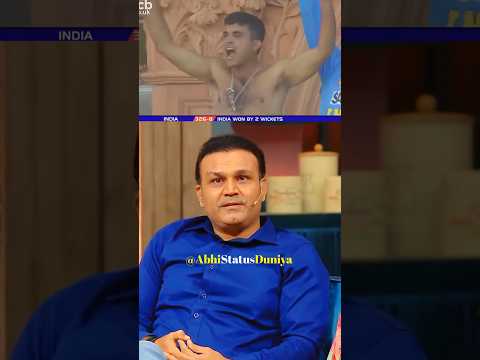 Virender Sehwag talked about superstition by Sourav Ganguly ✨😂