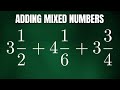 Mixed Numbers and Fractions Concepts
