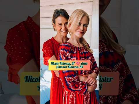 Celebrities with their sisters: Nicole Kidman, Sharon Stone and others..#sister