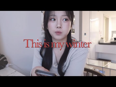 크리스마스 플리에 곁들인 첫 눈 브이로그